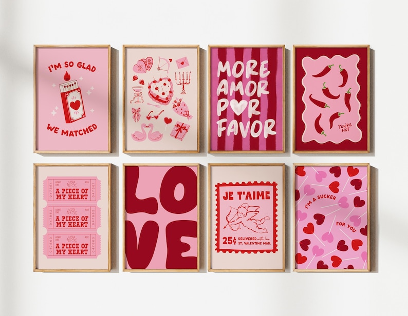 Resin Art Quote - Cute Pink and Red Valentine's Day