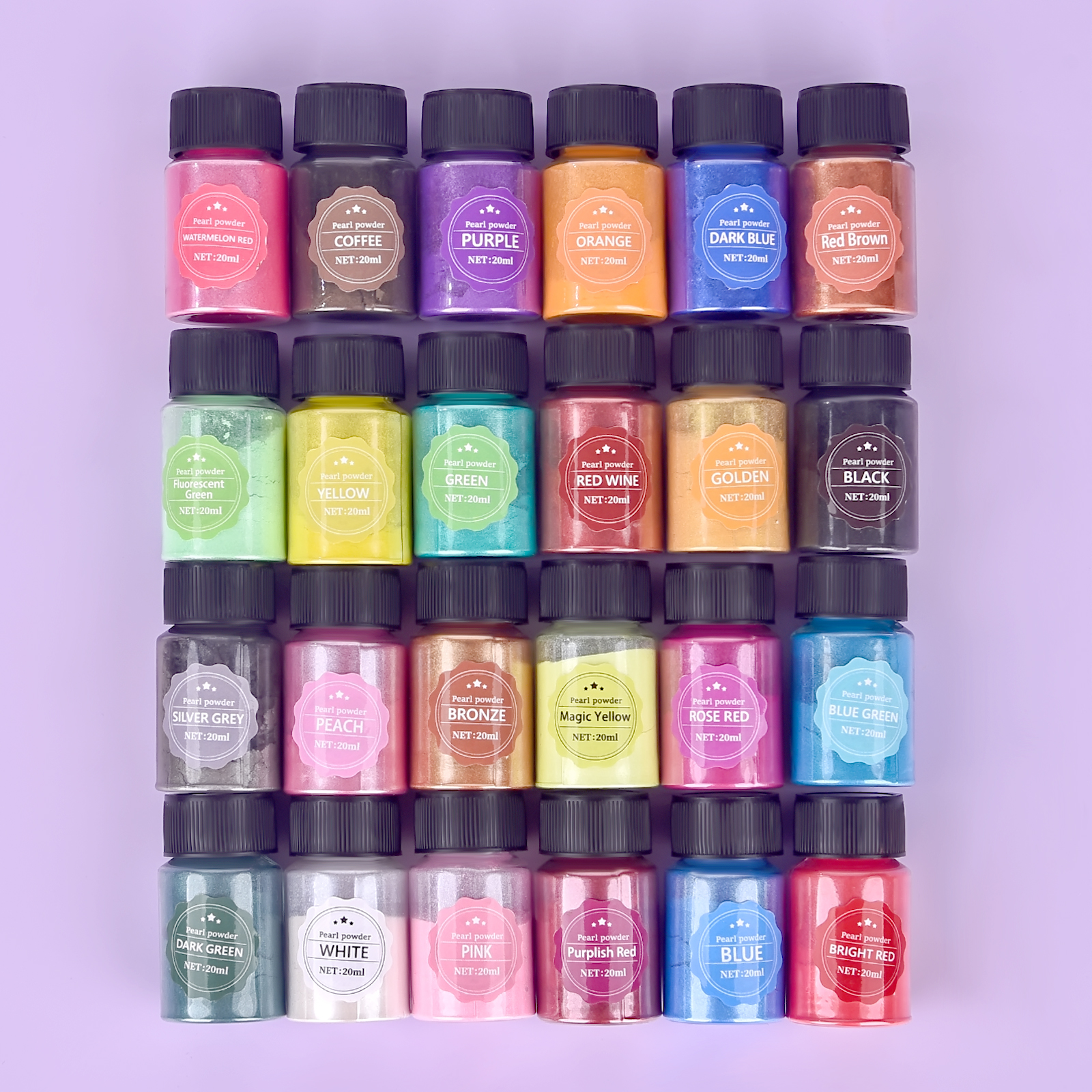 Pearl Powder Resin - 24 Color 10g Epoxy Resin Dye