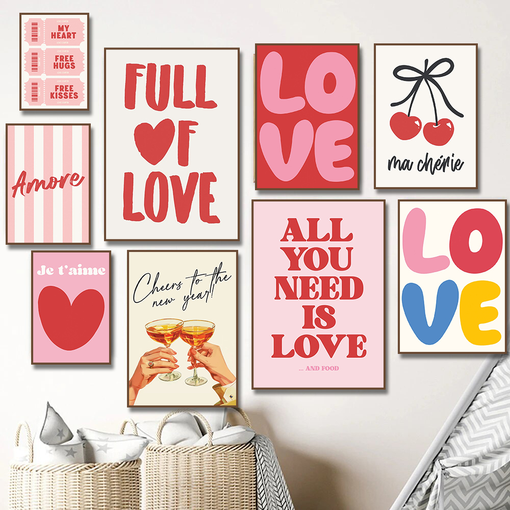 Resin Art Quote - Maximalist More Amor Por Favor Colorful