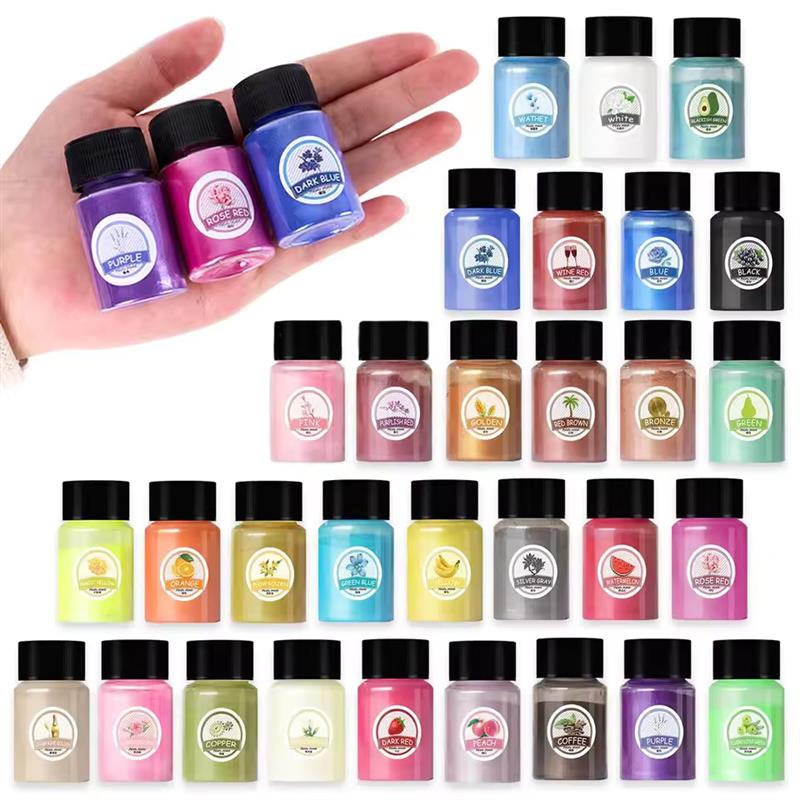 Pearl Powder Resin - 28 Colors 10g Mica Pearl Powder