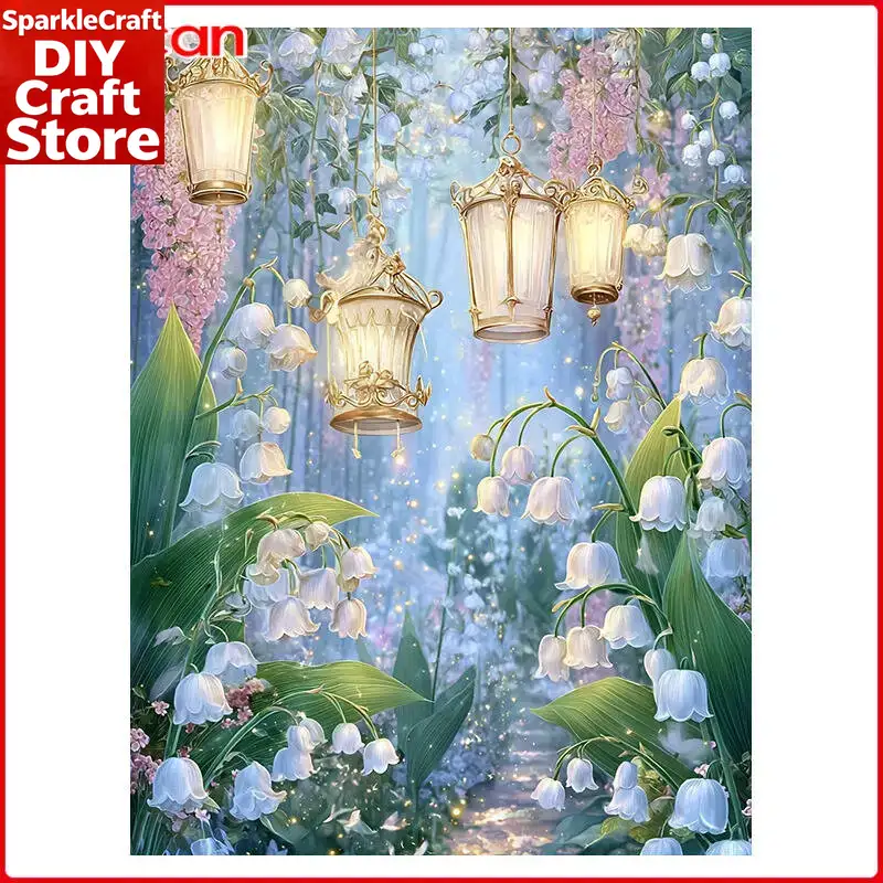 Resin Art And Craft - unframe Flower New Arrivals 2025 Diamond