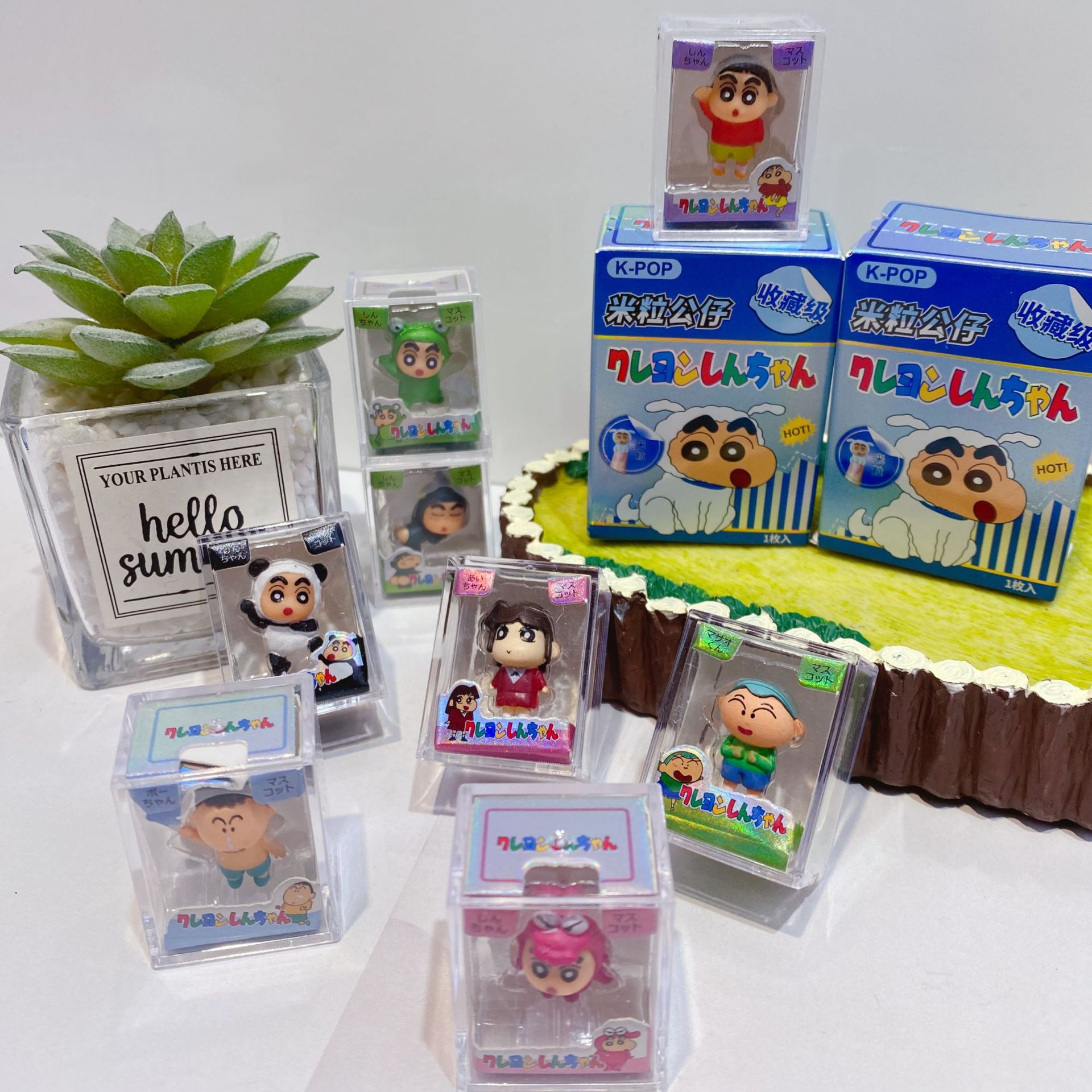 Resin Art Case - Crayon Shin Chan Animal Series Rice