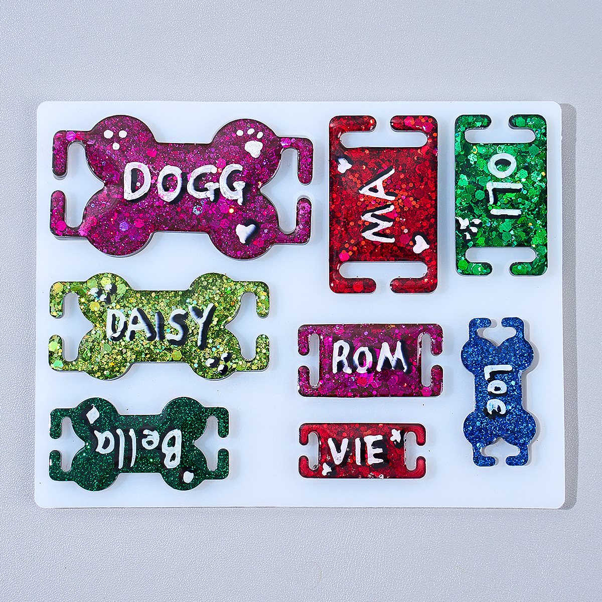 DIY Cat Dog ID Tag Silicone Mo - огляд і ціна Resin Art Mould