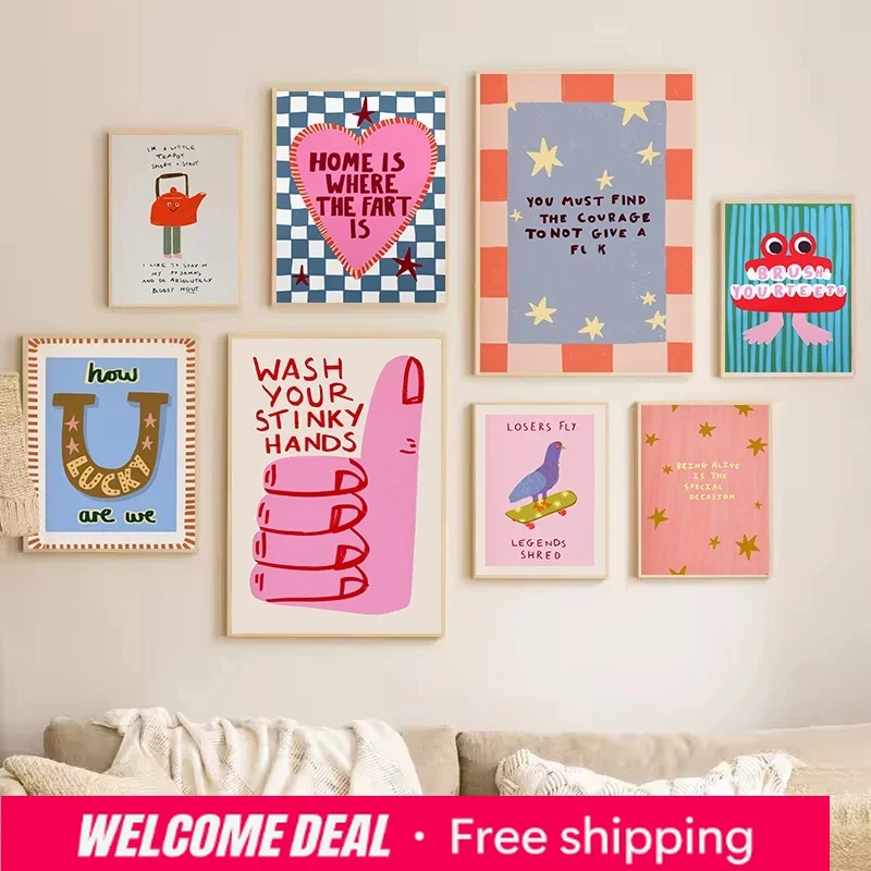Colorful Humorous House Slogan - огляд і ціна Resin Art Quote