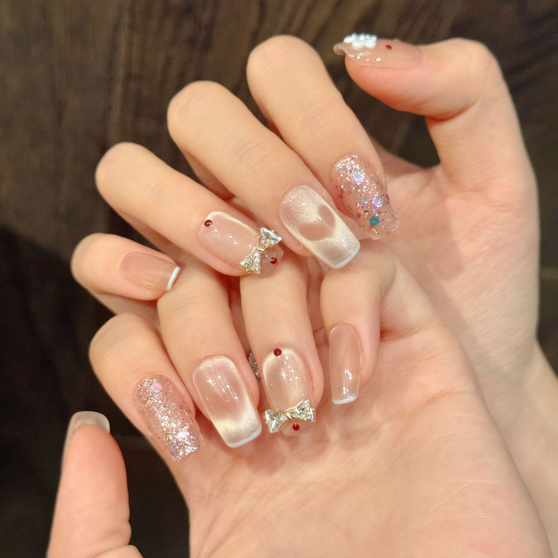 10pcs Glitter Love Design Hand - огляд і ціна Resin Art And Design
