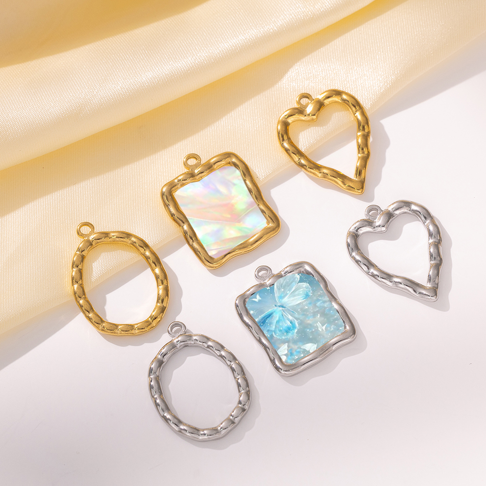 5pcs Stainless Steel Heart Rou - огляд і ціна Resin Art And Craft