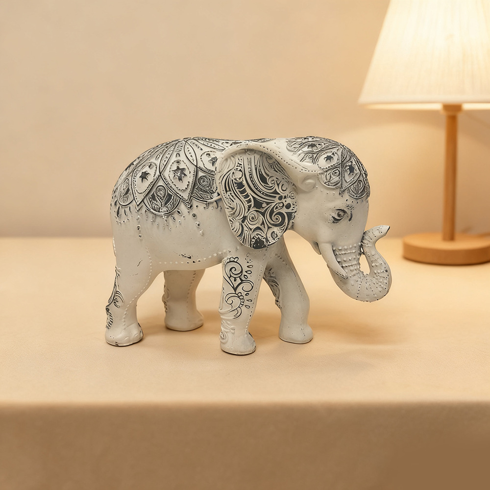 Bohemian Elephant Statue, Resi - огляд і ціна Resin Art Gift For Anniversary