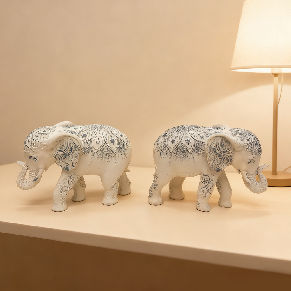 Bohemian Elephant Statue, Resi - огляд і ціна Resin Art Gift For Anniversary