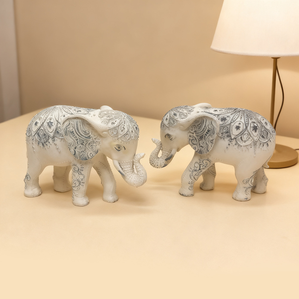 Bohemian Elephant Statue, Resi - огляд і ціна Resin Art Gift For Anniversary