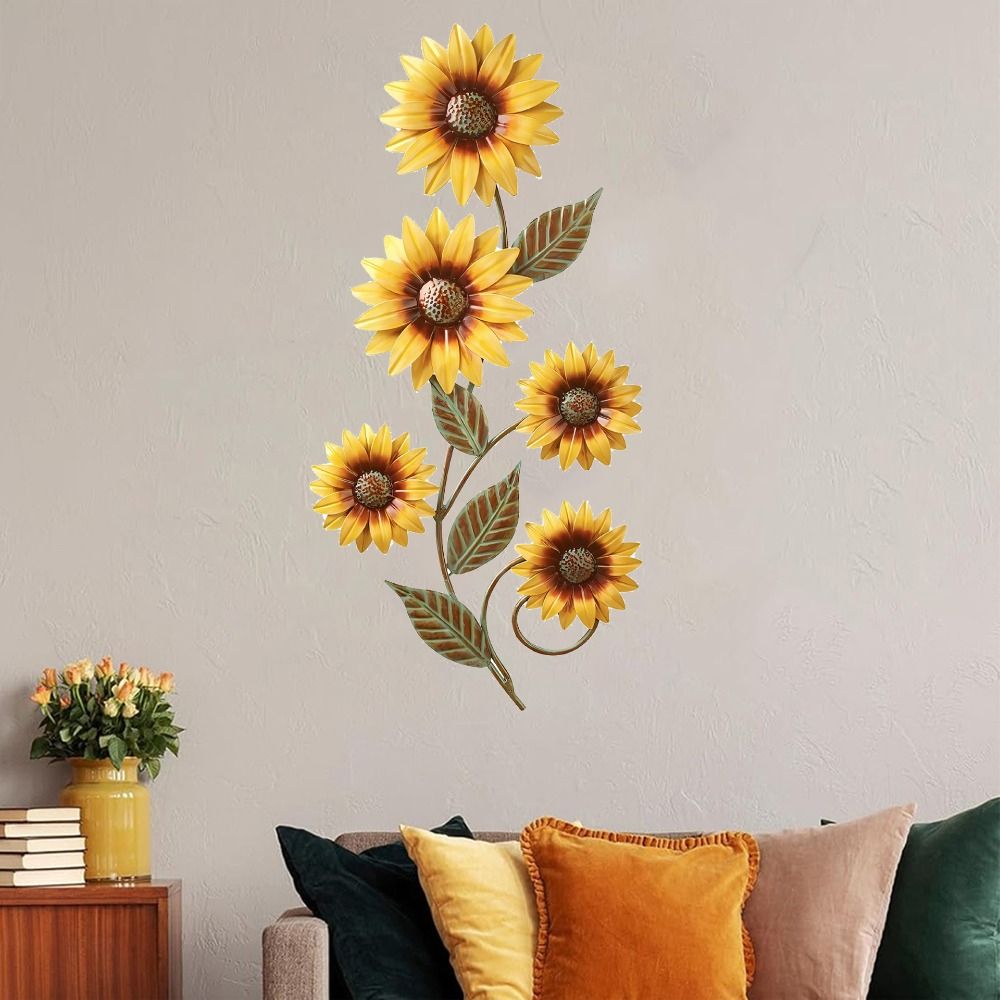 Garden Decor Metal Sunflower W - огляд і ціна Background Resin Art