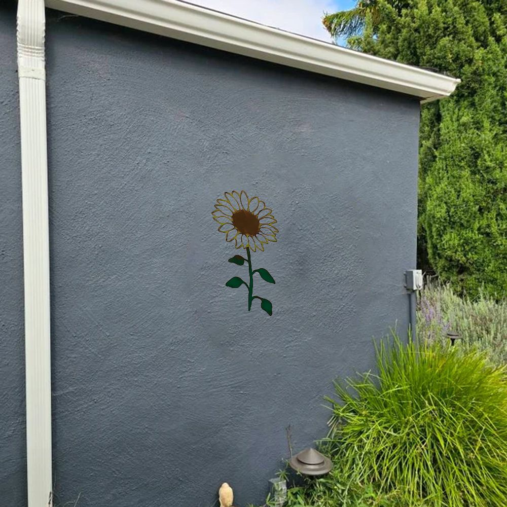 Garden Decor Metal Sunflower W - огляд і ціна Background Resin Art