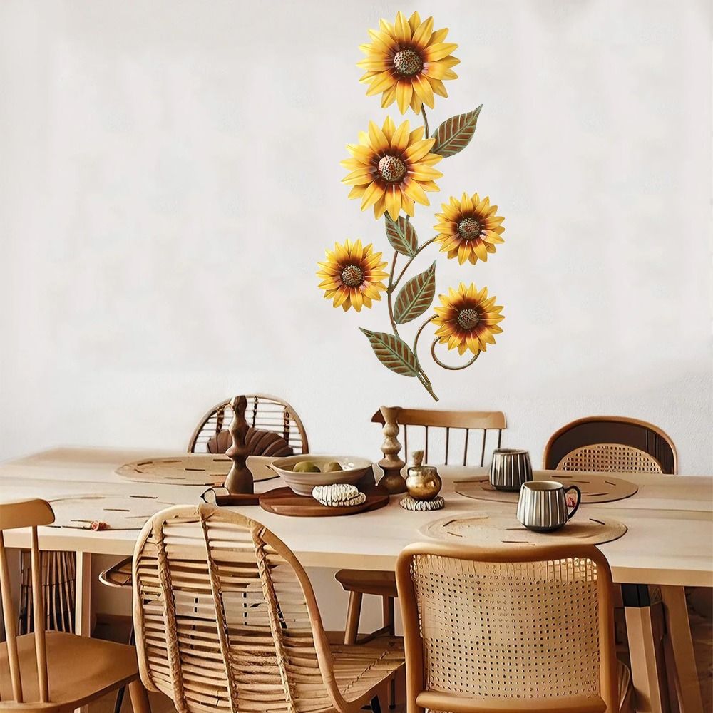 Garden Decor Metal Sunflower W - огляд і ціна Background Resin Art