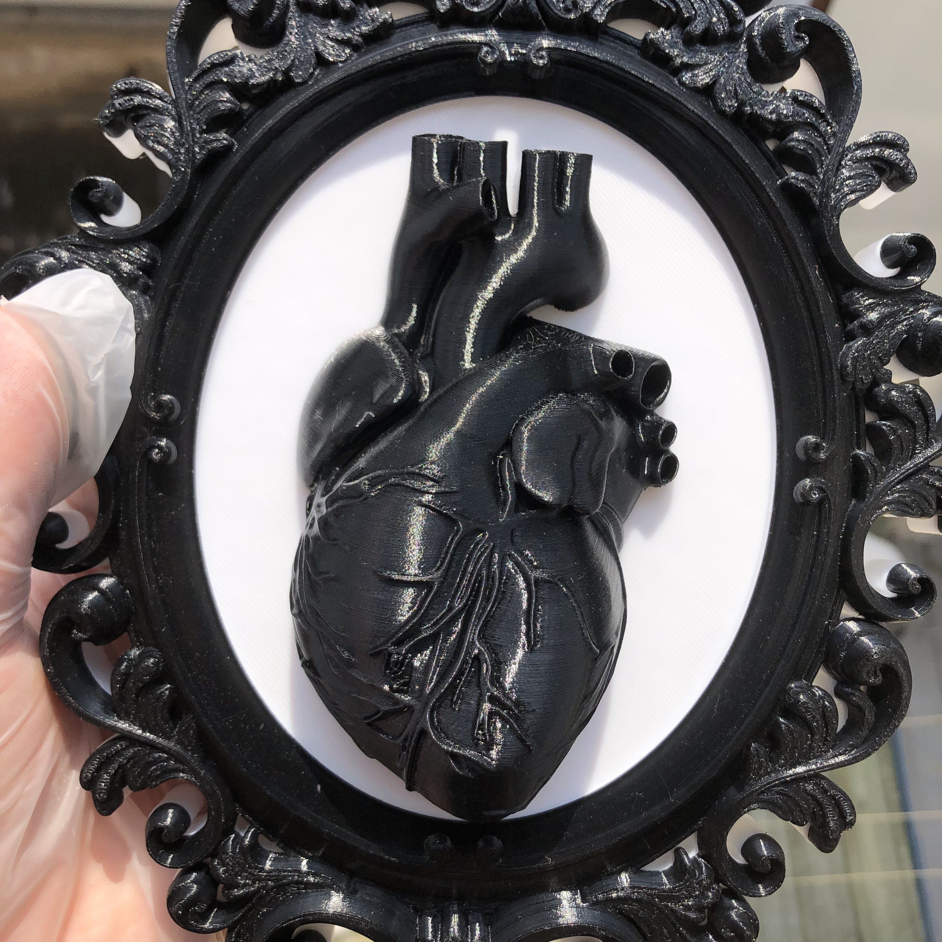 Heart Photo Frame Wall Art Dec - огляд і ціна Resin Art Wedding Gift