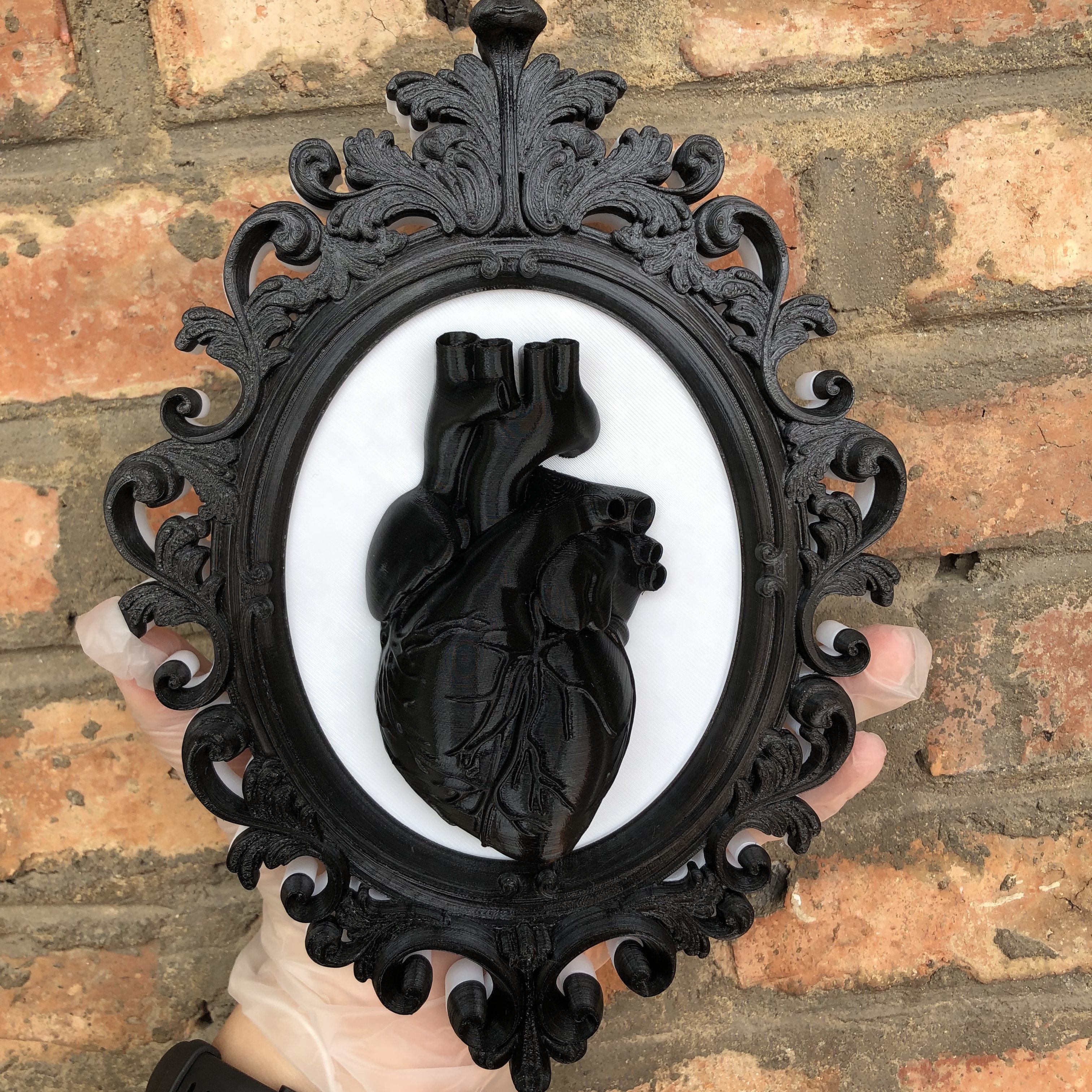 Heart Photo Frame Wall Art Dec - огляд і ціна Resin Art Wedding Gift