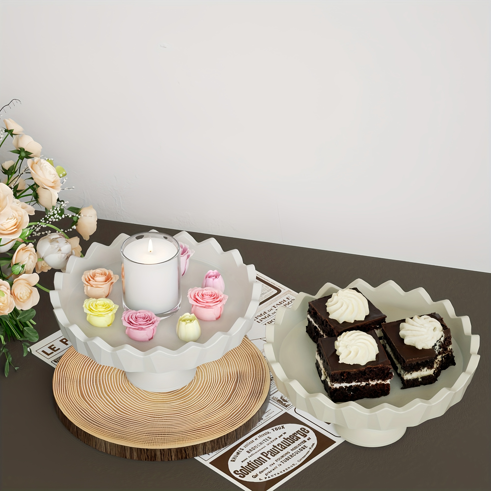 2pcs Silicone Tray Mold Set, R - огляд і ціна Resin Art Mould