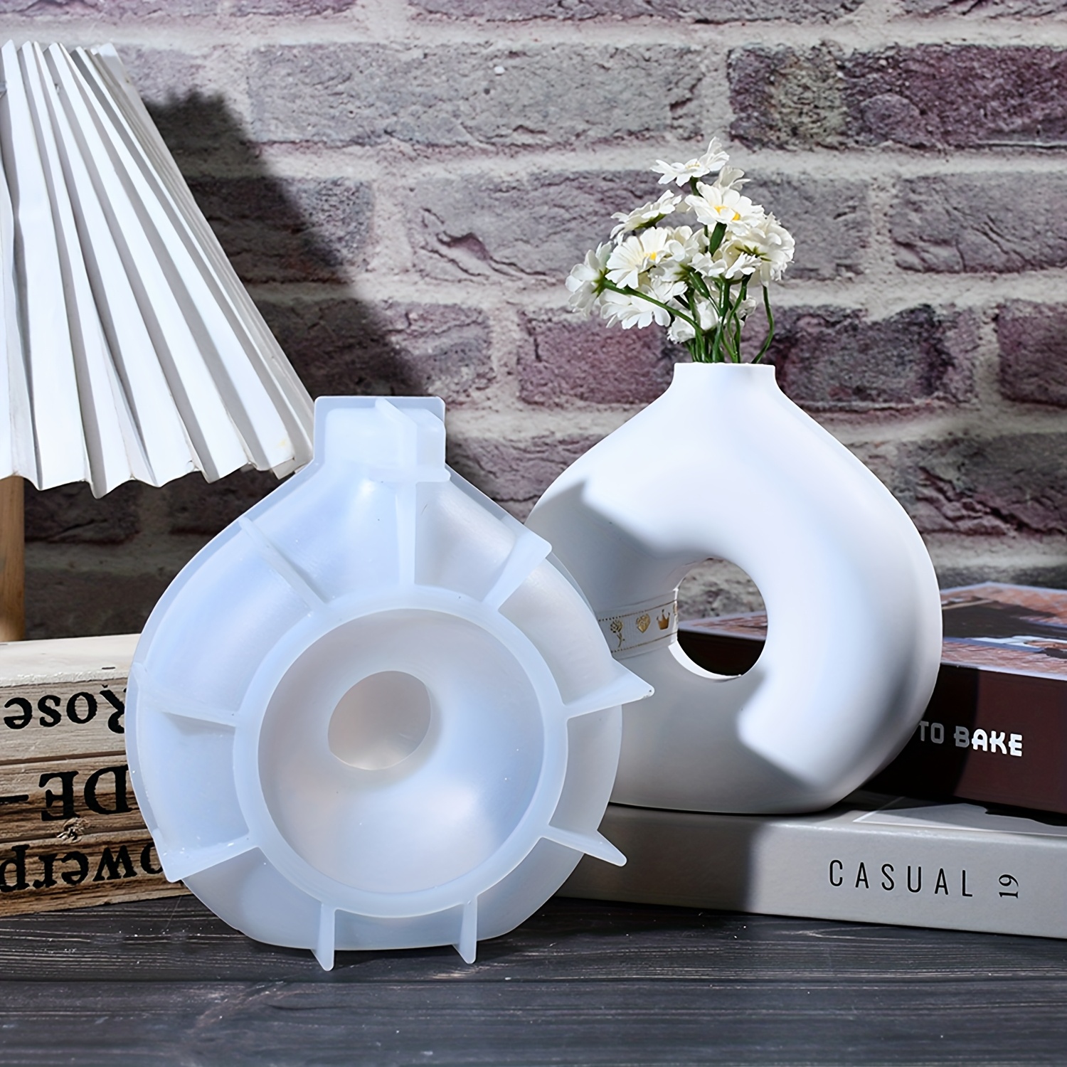 1 DIY Round Vase Silicone Moul - огляд і ціна Resin Art Mould