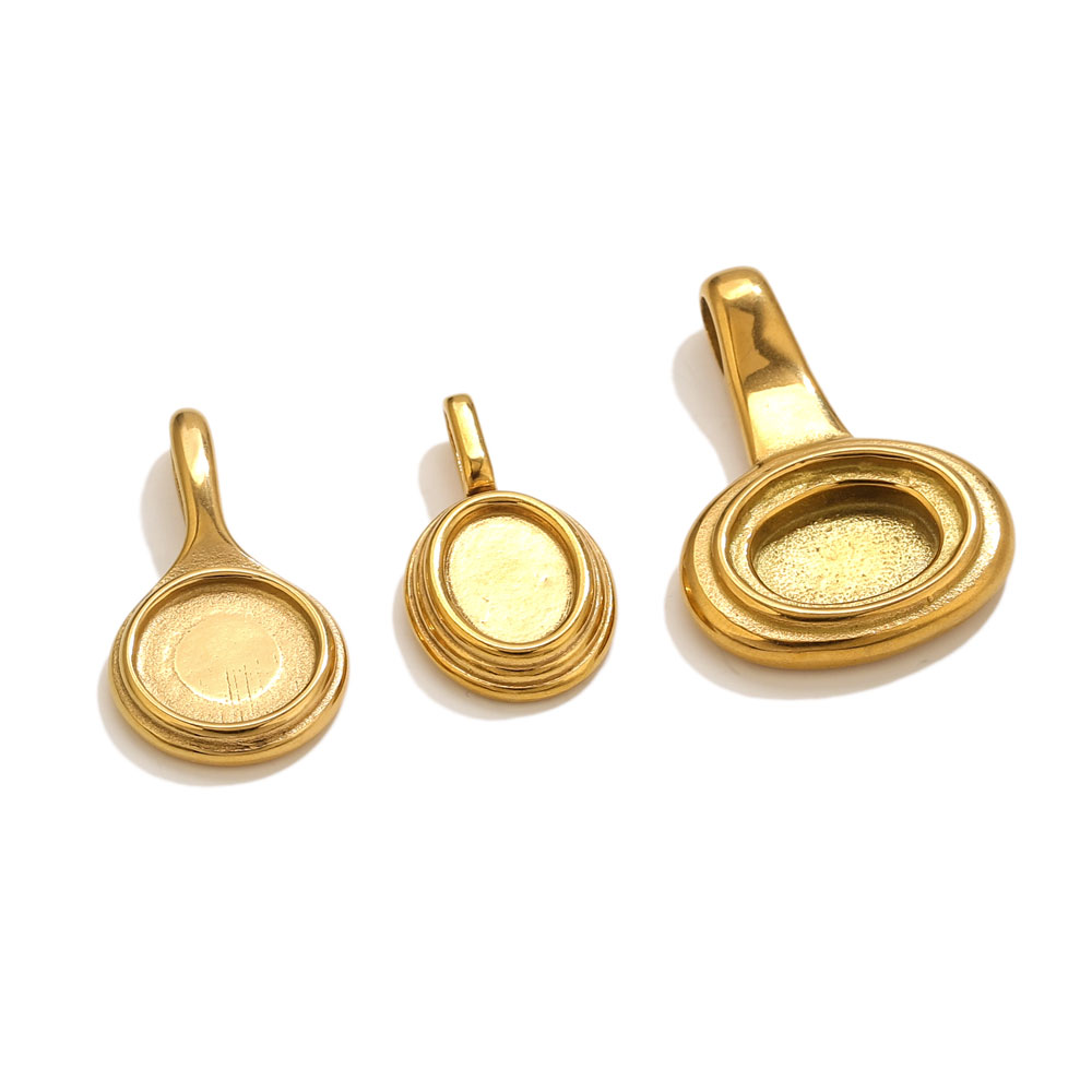 5pcs Stainless Steel Round Ova - огляд і ціна Resin Art And Craft
