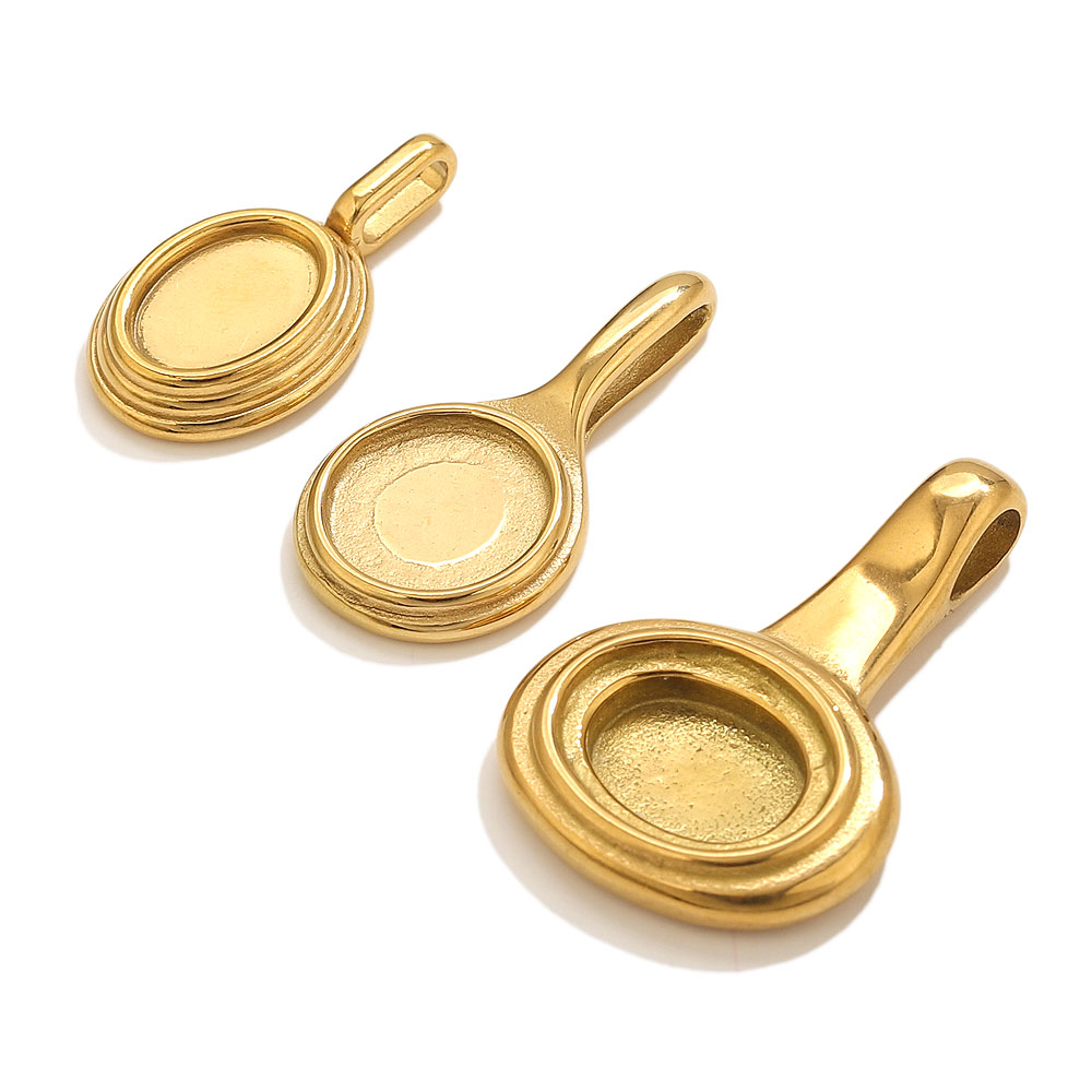 5pcs Stainless Steel Round Ova - огляд і ціна Resin Art And Craft