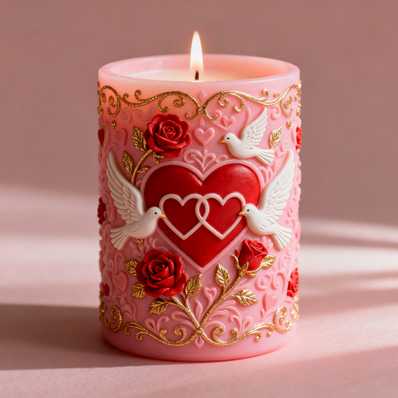Double Heart Connected White D - огляд і ціна Resin Art And Design