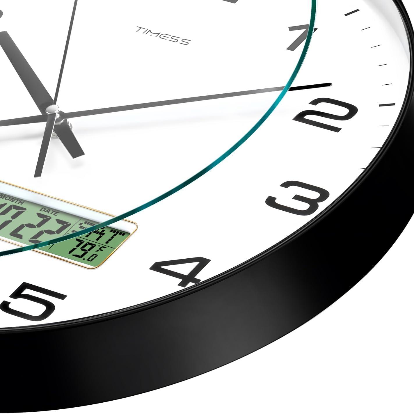 TIMESS Calendar Wall Clock,3 S - огляд і ціна Resin Art Wall Clock
