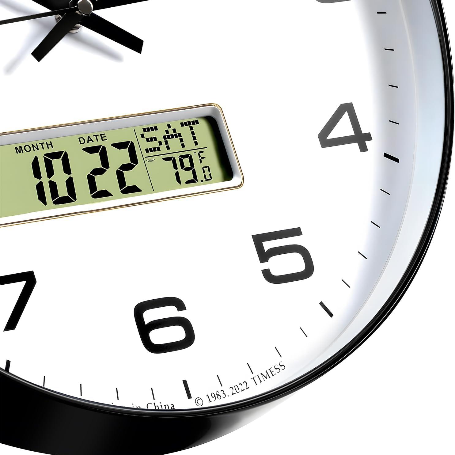 TIMESS Calendar Wall Clock,3 S - огляд і ціна Resin Art Wall Clock