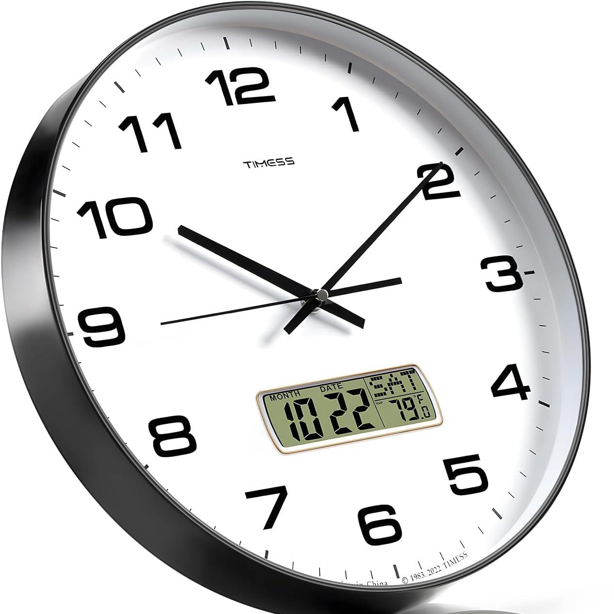 TIMESS Calendar Wall Clock,3 S - огляд і ціна Resin Art Wall Clock