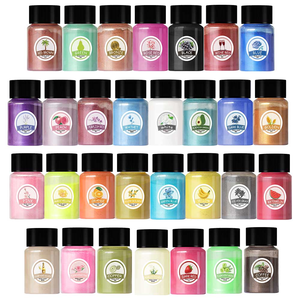 28Color 20ml 10g Pearlescent M - огляд і ціна Pearl Powder Resin