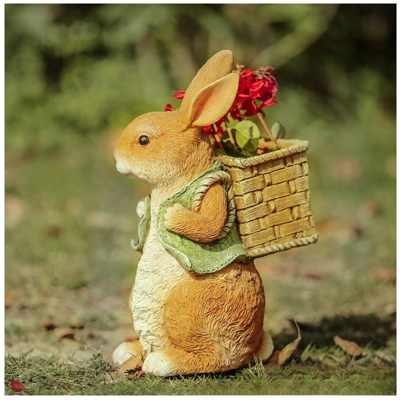 Outdoor Garden Statues Rabbit  - огляд і ціна Resin Art And Craft