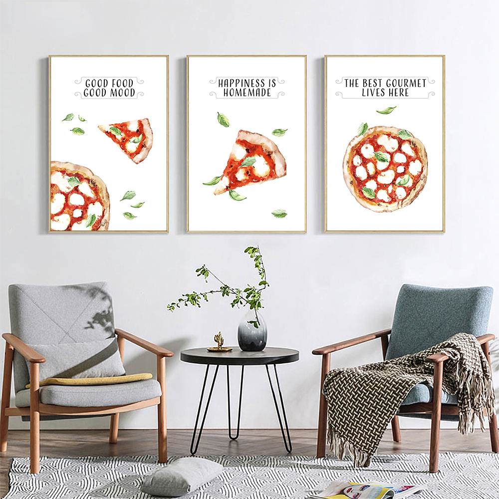 Italian Pizza Watercolor Poste - огляд і ціна Resin Art Quote