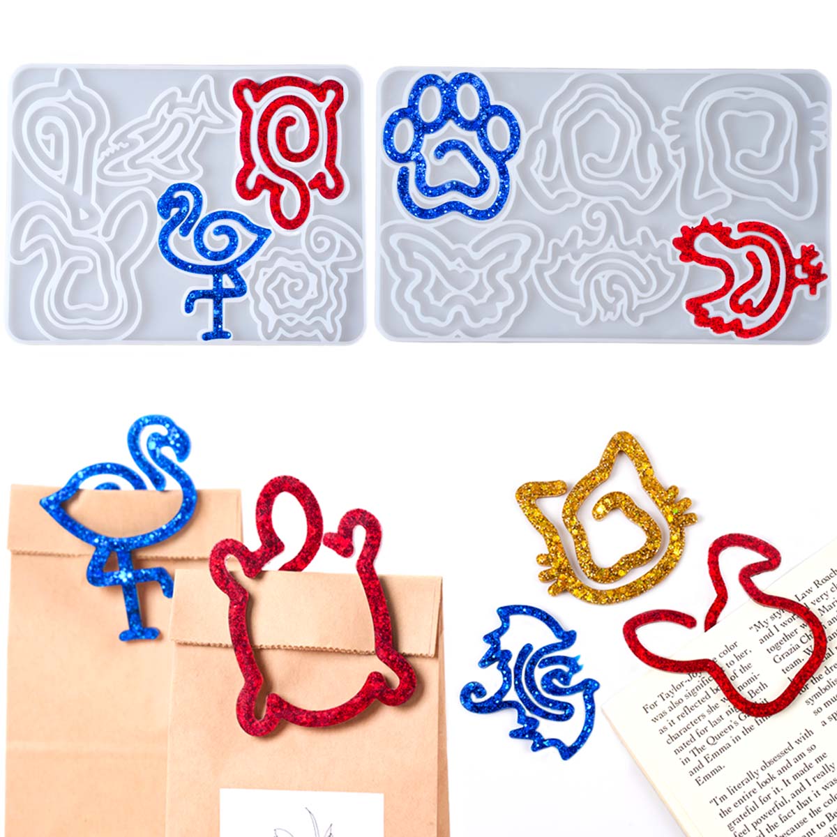 3D Animal Bookmark Silicone Mo - огляд і ціна Resin Art Mould