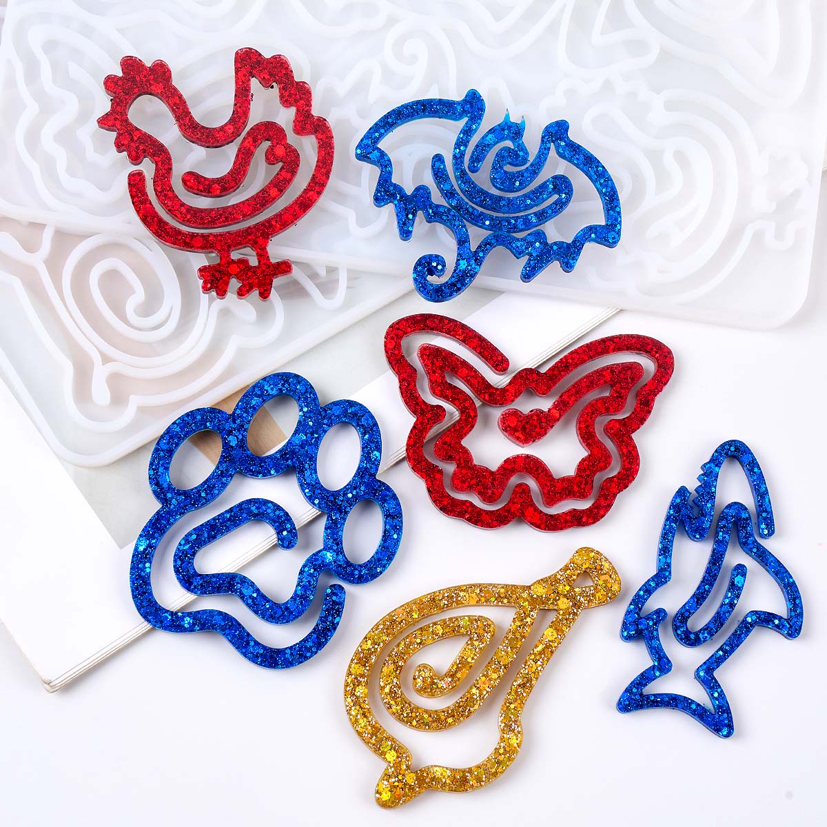3D Animal Bookmark Silicone Mo - огляд і ціна Resin Art Mould