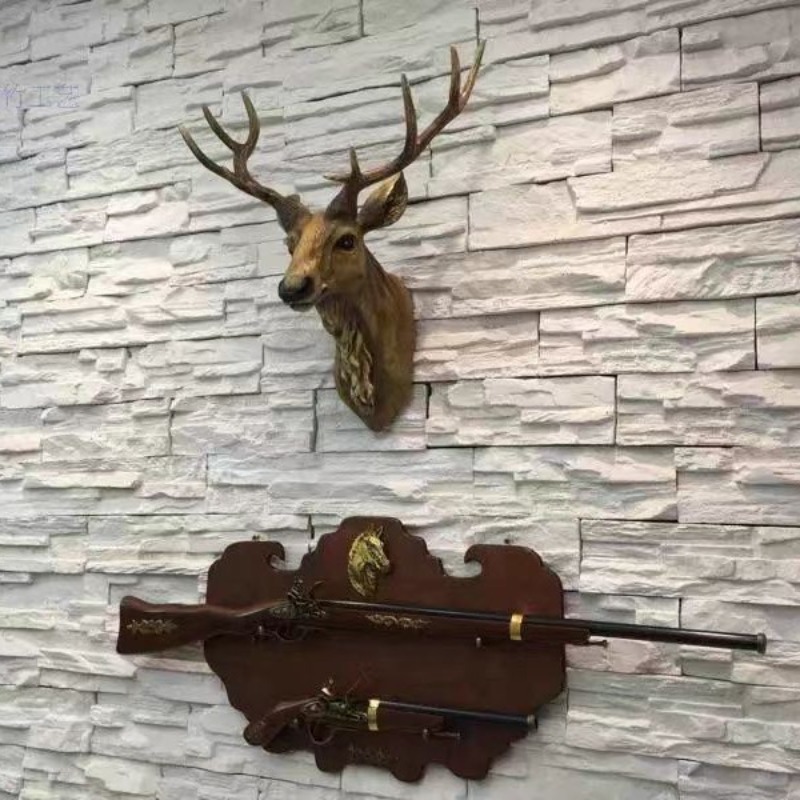 60/80CM American Deer Head Wal - огляд і ціна Background Resin Art