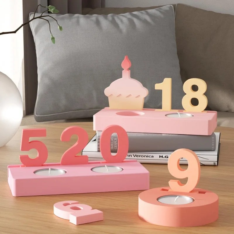 2pc Birthday Cake Silicones Mo - огляд і ціна Resin Art And Craft
