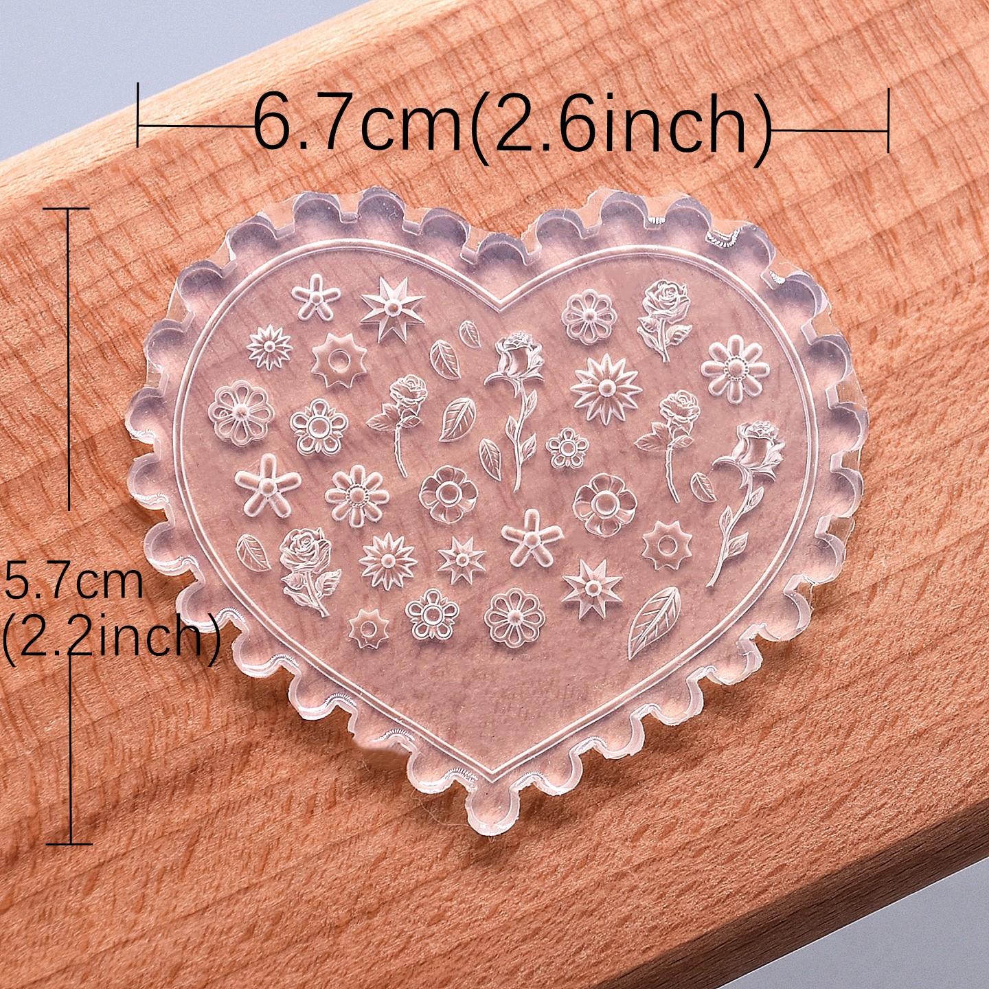 Mini Silicone Mold, Flower Clo - огляд і ціна Resin Art And Design