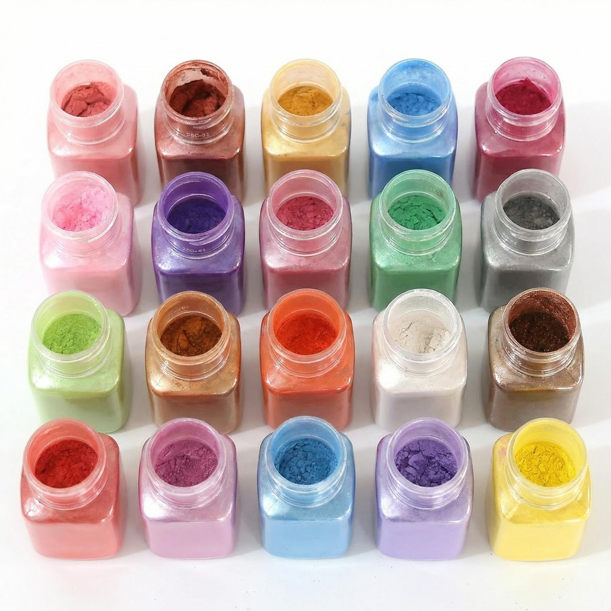 20 Colors  Mica Powder Set 12g - огляд і ціна Pearl Powder Resin
