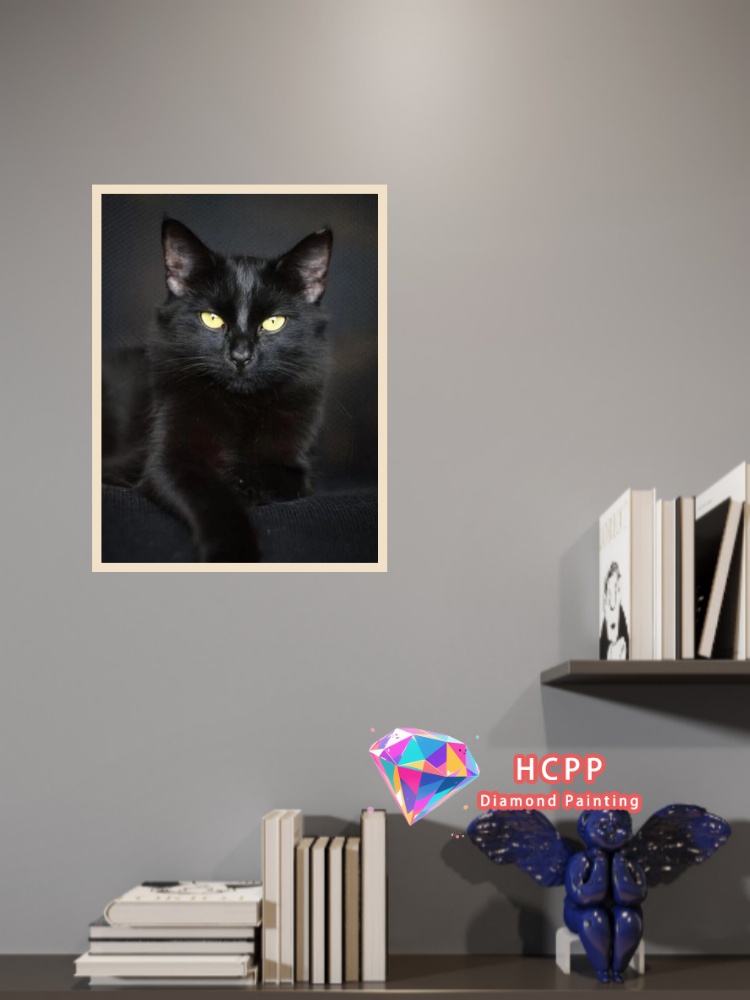 unframe Black Cat Animal Diamo - огляд і ціна Resin Art And Craft
