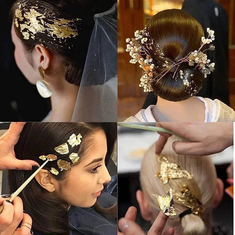 100Pcs Imitation Gold Foil She - огляд і ціна Resin Art Wedding Gift