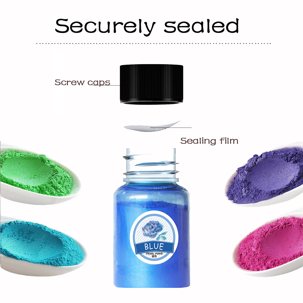 Mica Powder 28 Colors 10g Mirr - огляд і ціна Pearl Powder Resin