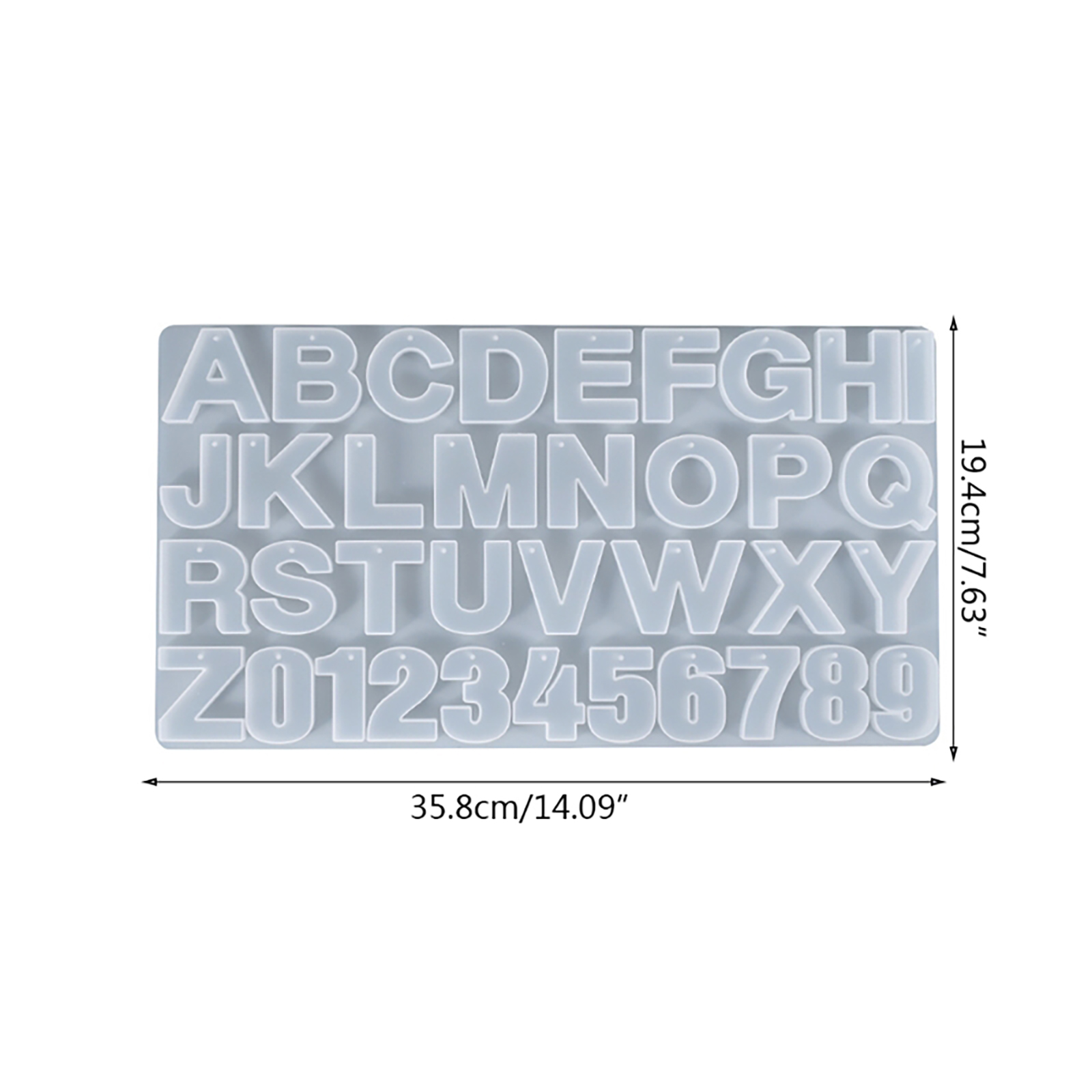DIY Resin Alphabet Keychain Mo - огляд і ціна Resin Art Letter Keychain