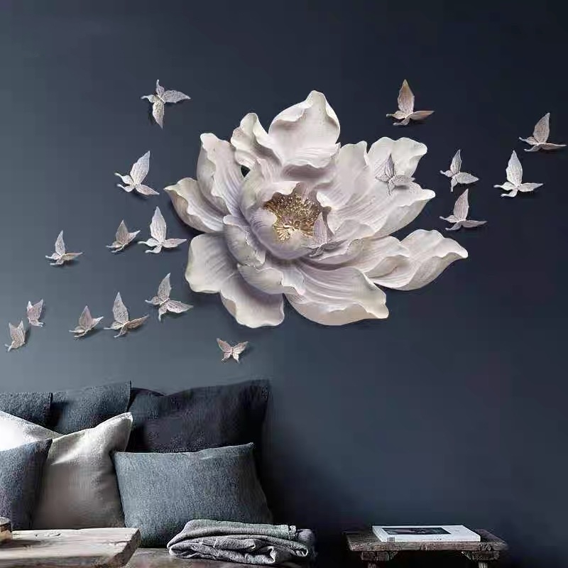 Light Luxury Living Room Wall  - огляд і ціна Background Resin Art