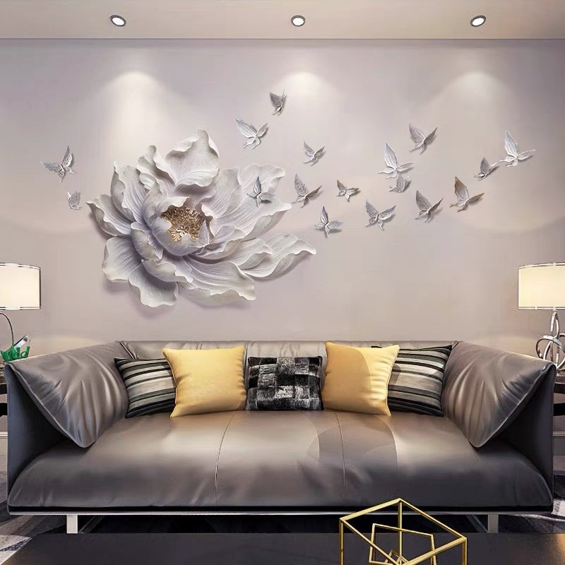Light Luxury Living Room Wall  - огляд і ціна Background Resin Art