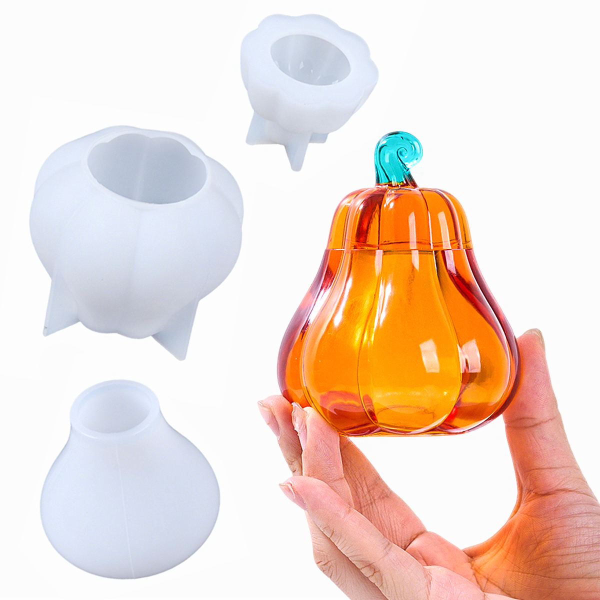 DIY Pumpkin Storage Box Silico - огляд і ціна Resin Art Case