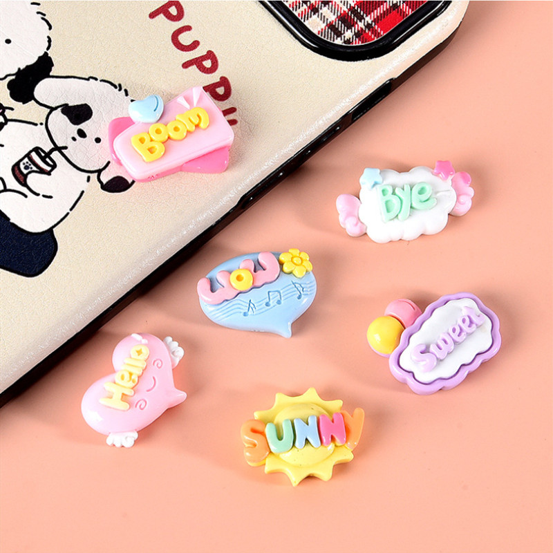 10/20/30Pcs Cute Letter Planar - огляд і ціна Resin Art Letter Keychain