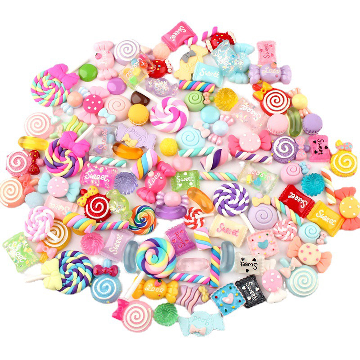 30pcs Random Candy Slime Charm - огляд і ціна Resin Art And Craft