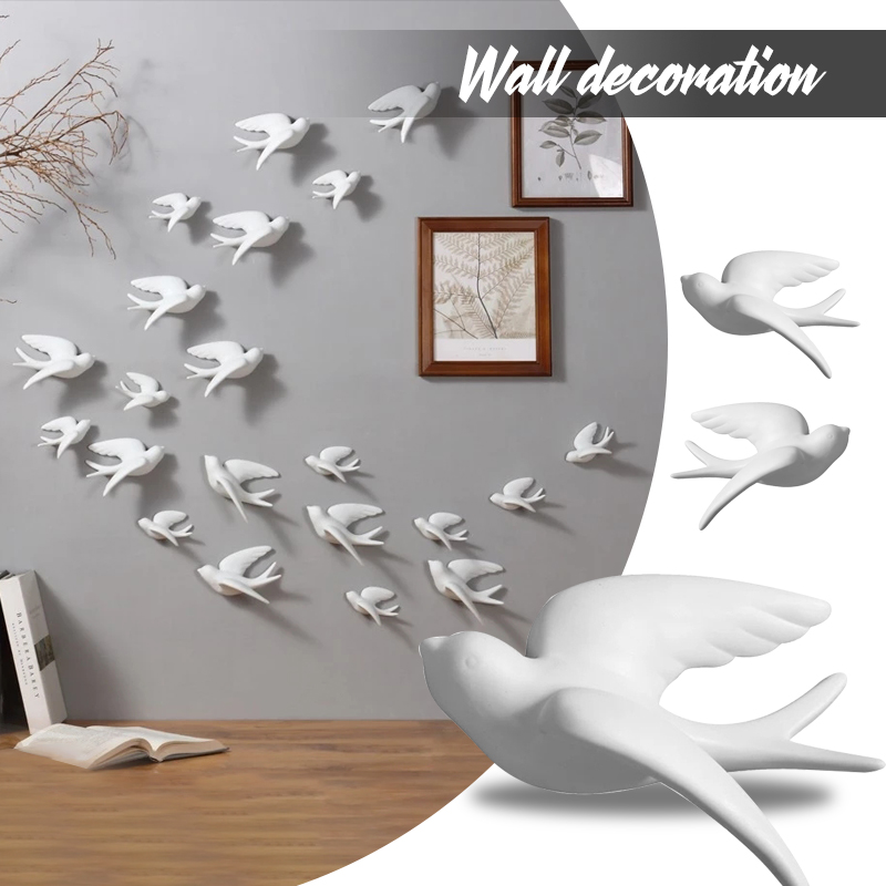 Creative Ceramic Birds Wall Ha - огляд і ціна Background Resin Art