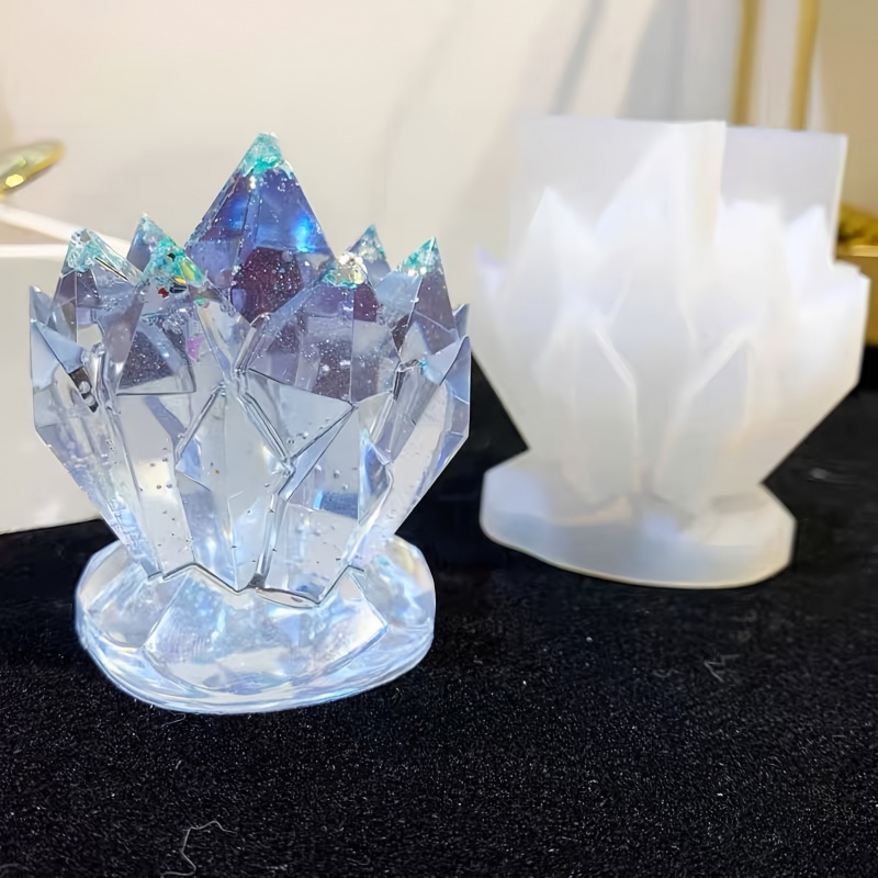 1pcCrystal Cluster Decorative  - огляд і ціна Resin Art Mould