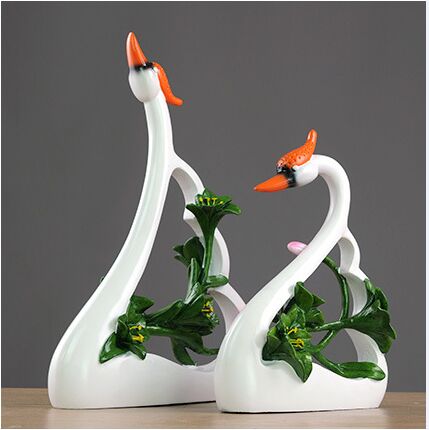 couples swan lovers art decora - огляд і ціна Resin Art Gift For Anniversary