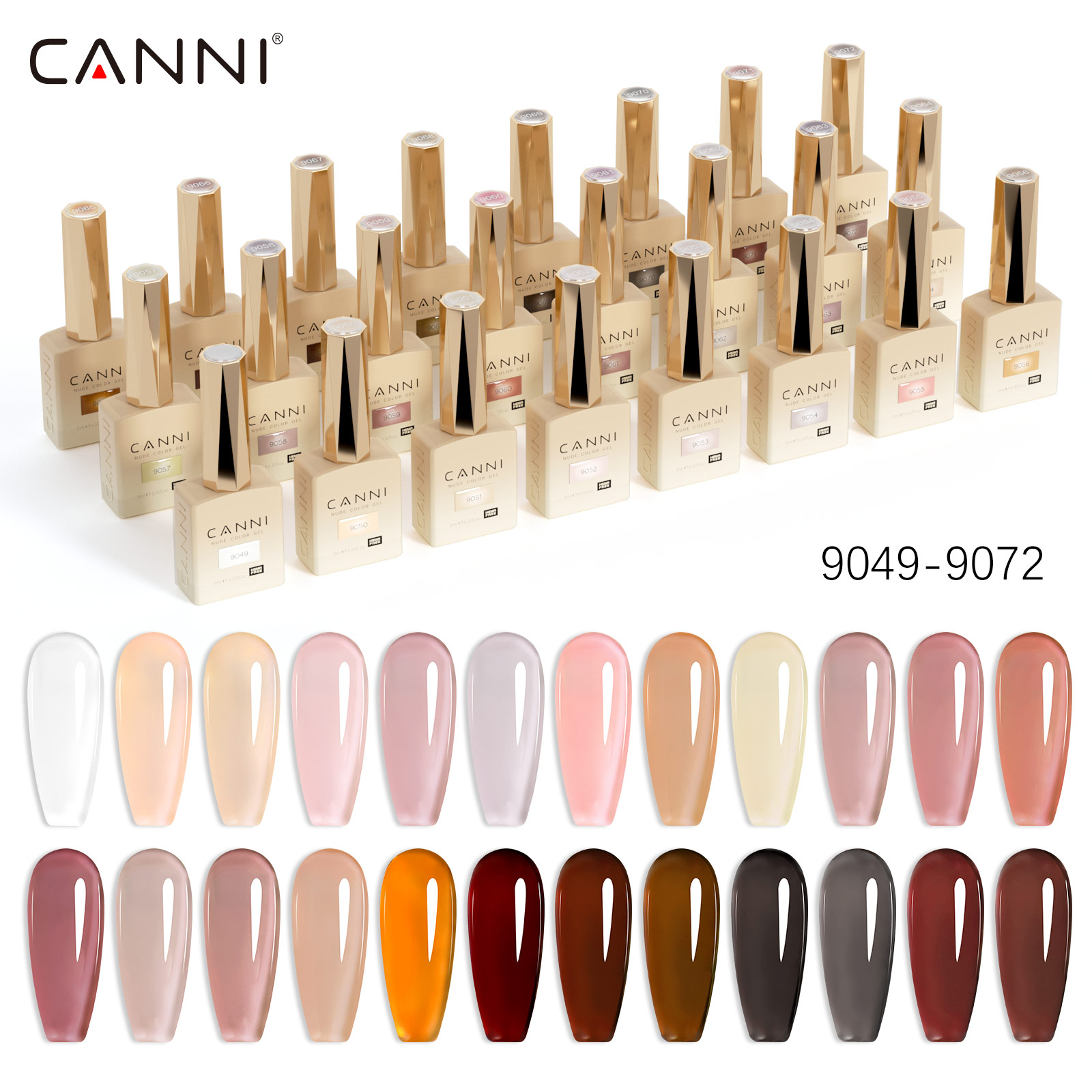 CANNI Jelly Color Gel Nail Pol - огляд і ціна Resin Art Training