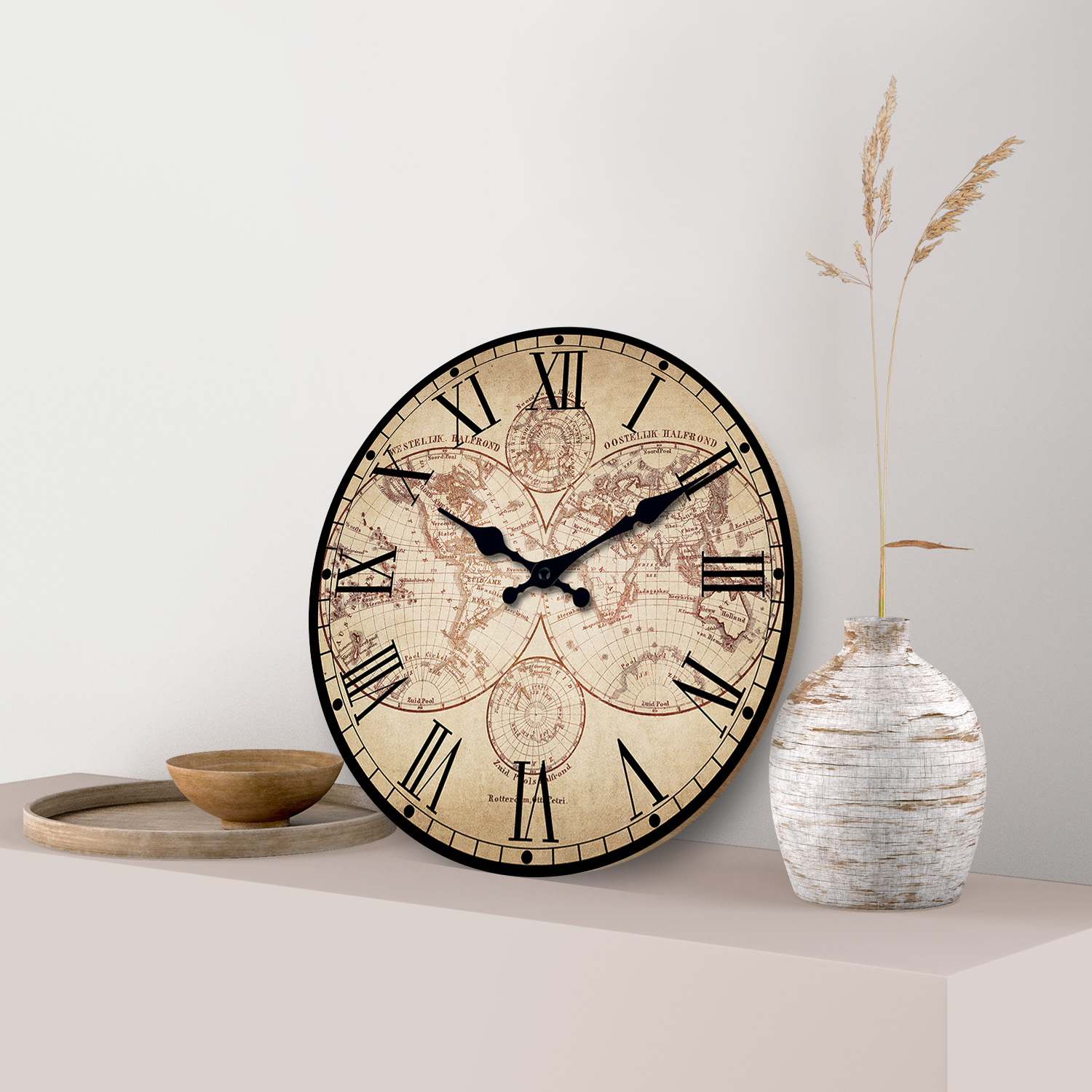 Vintage Nautical Coast Beach S - огляд і ціна Resin Art Wall Clock