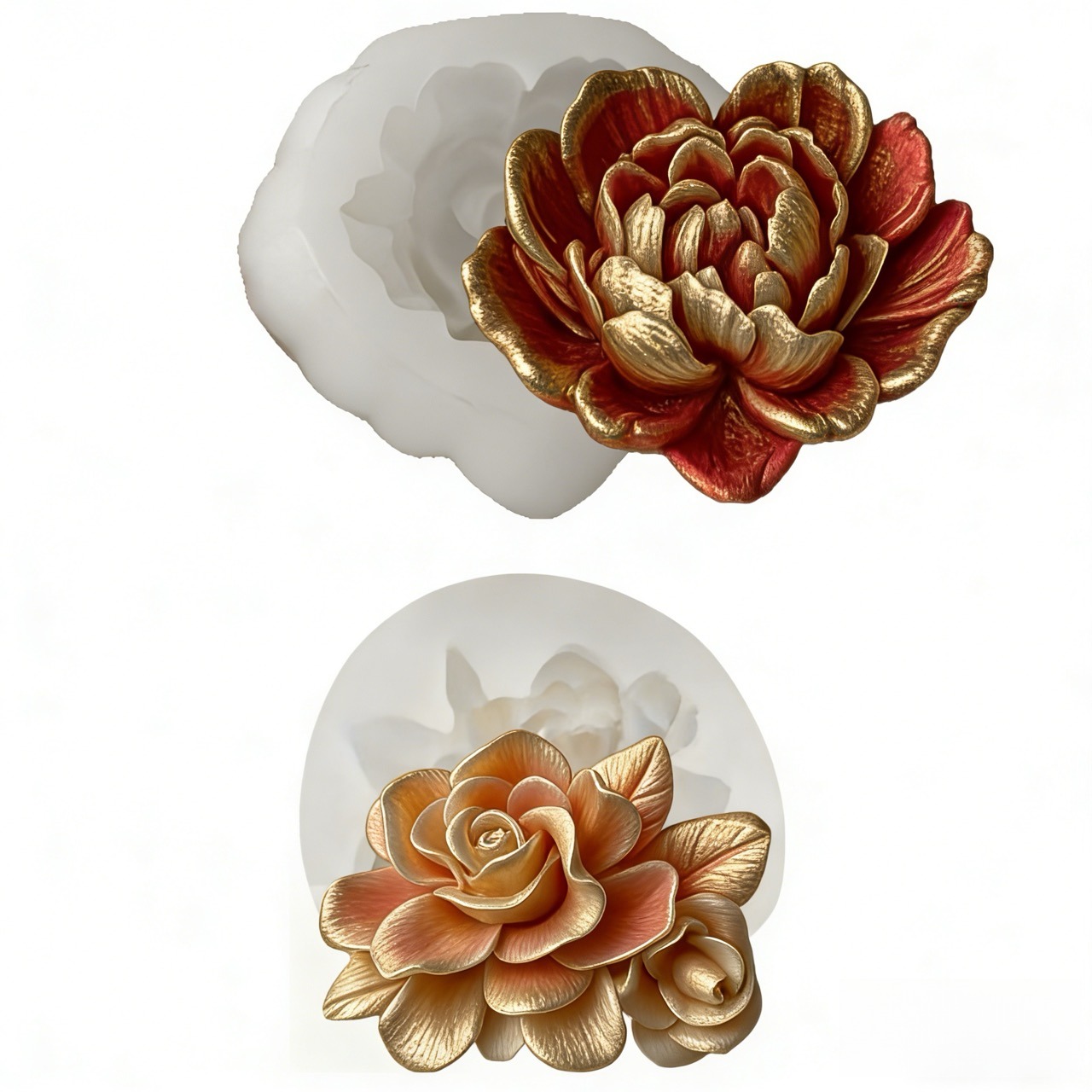 2-Piece 3D Heart-Shaped Garden - огляд і ціна Resin Art Wedding Gift
